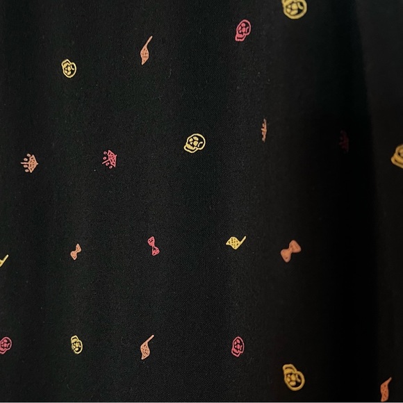 Harley Davidson Micro Skull Print Embroidered Logo Button Down Shirt size Small - Picture 6 of 12